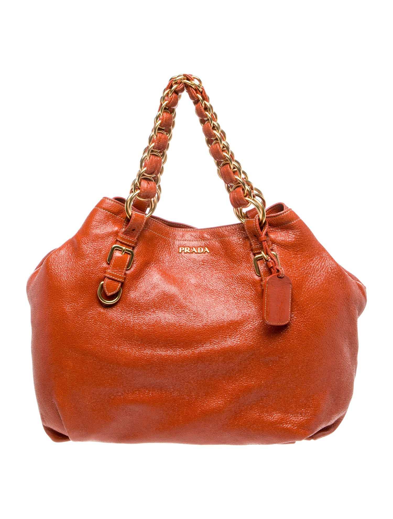 Prada Cervo Lux Leather Hobo